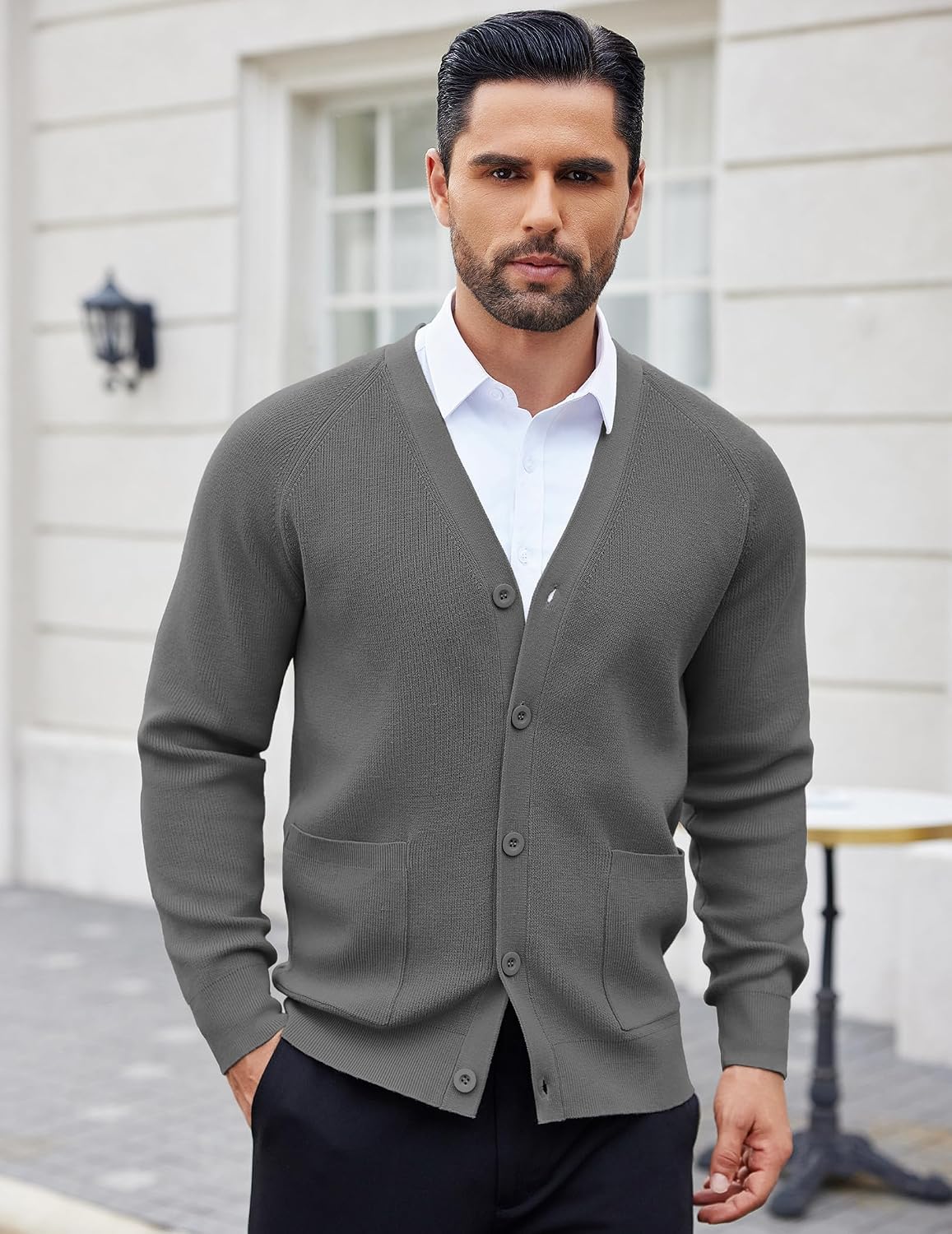 Knitted Button Cardigan - Image 2