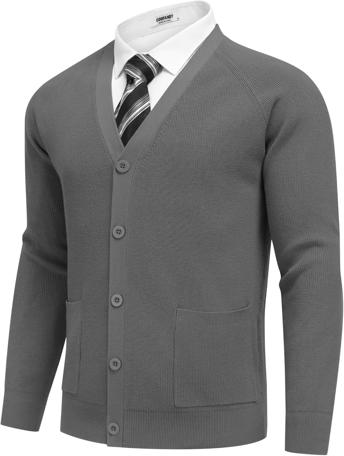 Knitted Button Cardigan - Image 4