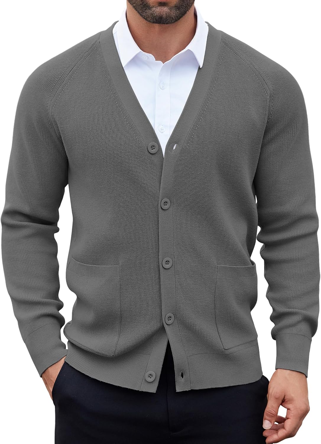 Knitted Button Cardigan